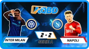KQBD Inter Milan vs Napoli với tỷ số 2-2: Serie A 2025-26